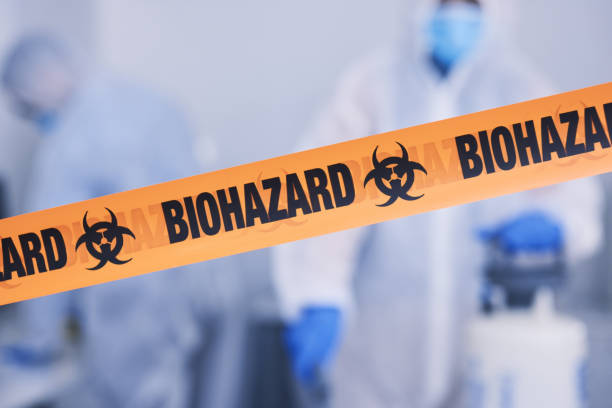 Professional Biohazard technician working in Bellevue, IA